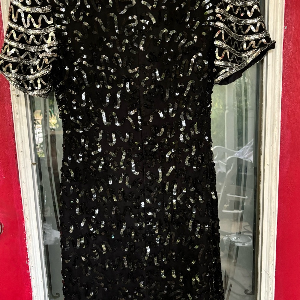 Stunning and elegant rare Lawrence Kazar cocktail dress - Picture 5 of 10